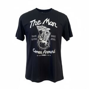 The Man Comes Around Johnny Cash T-Shirt Black M
